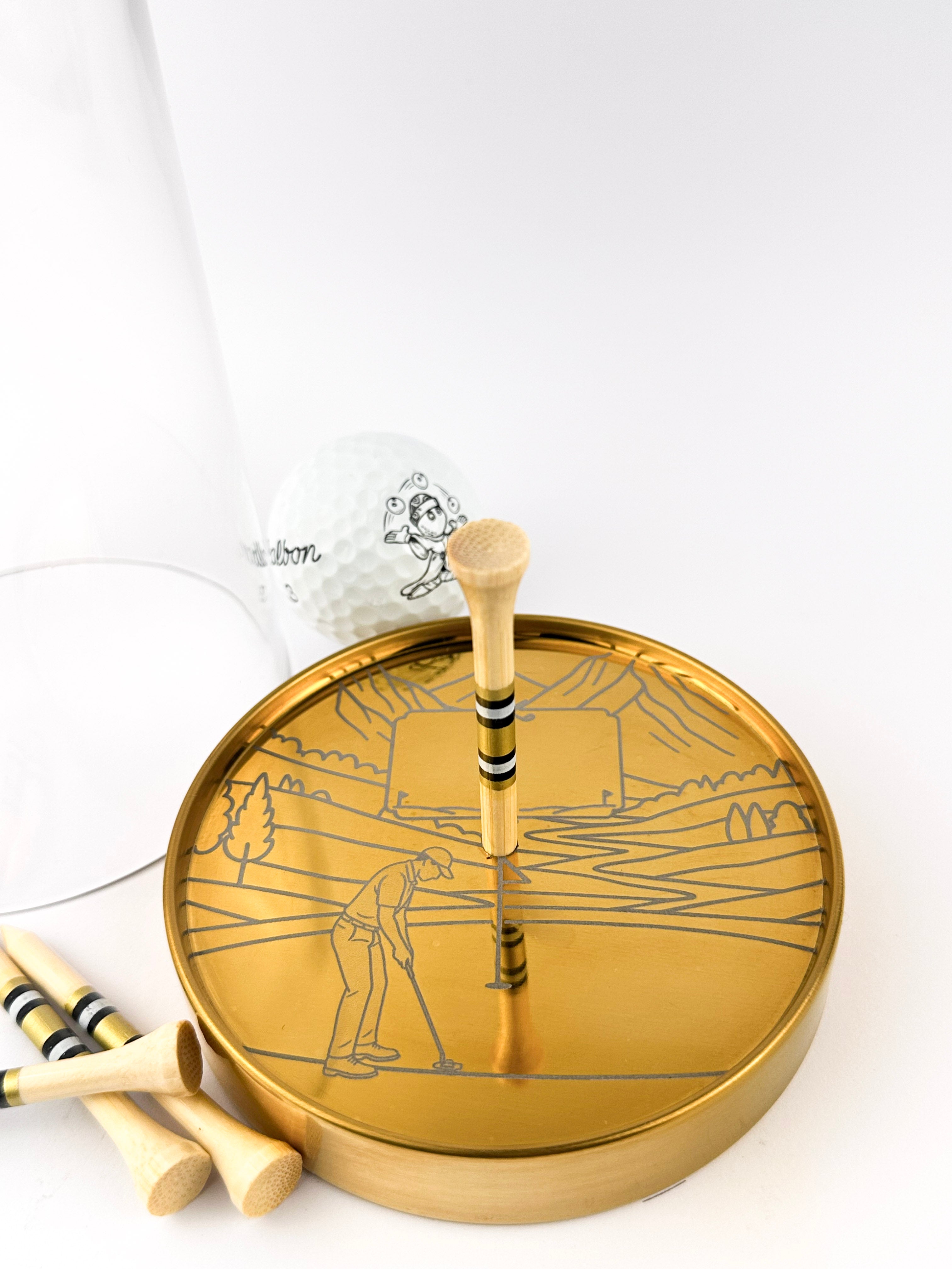 Cliffhanger Finish | Custom Golf Ball Display