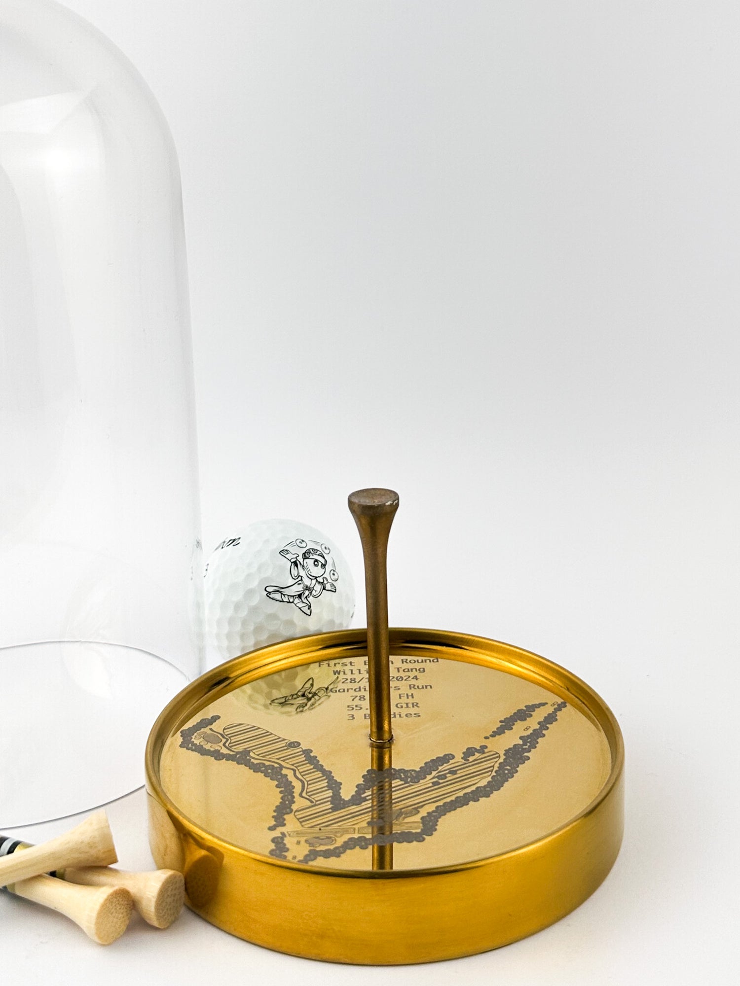 Map my Miracle | Fully Customised Golf Ball Display