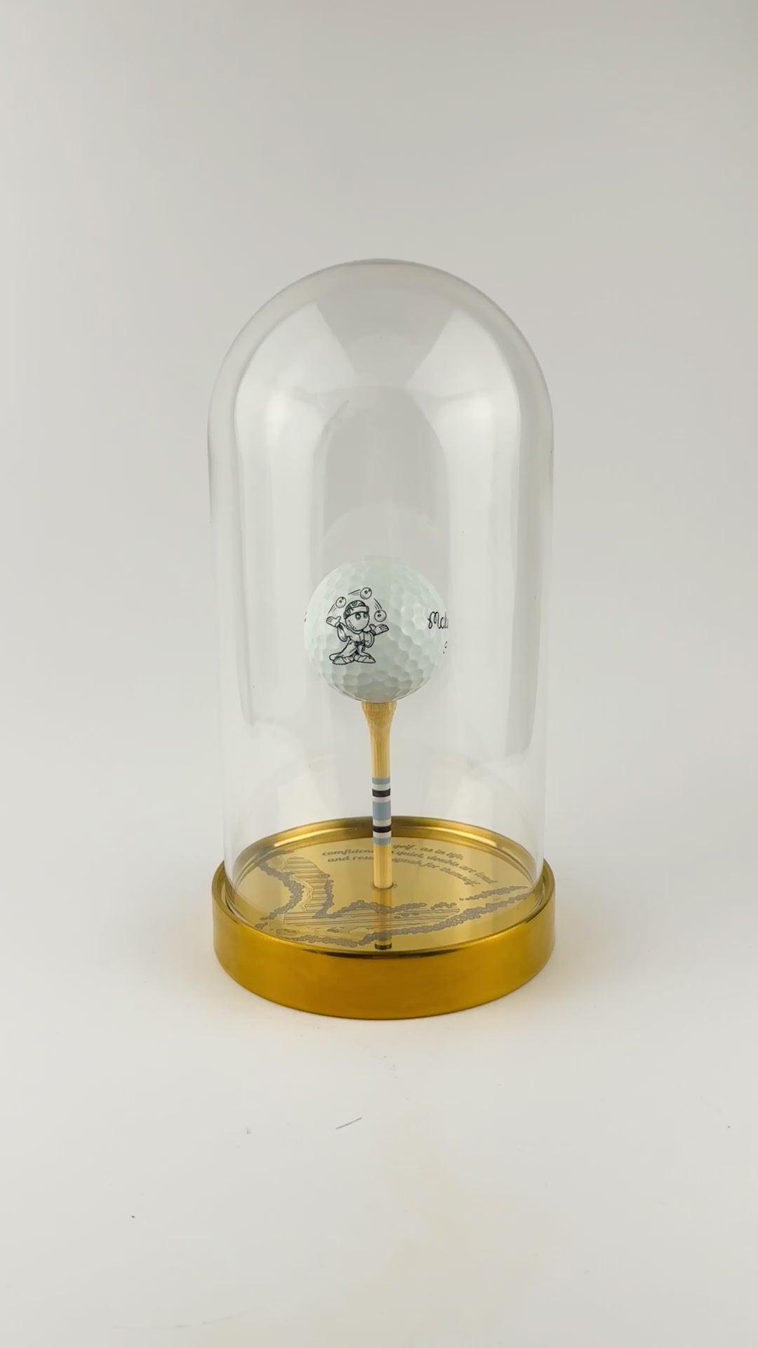 Map my Miracle | Fully Customised Golf Ball Display